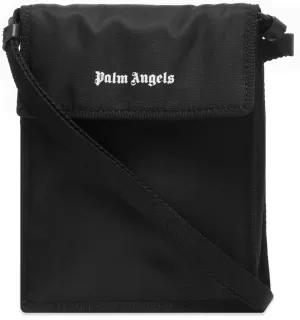 Palm Angels Essential Pocket Bag Black White