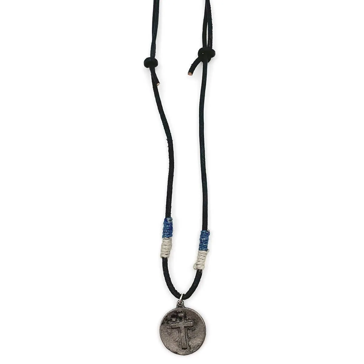 Pewter Cross Necklace