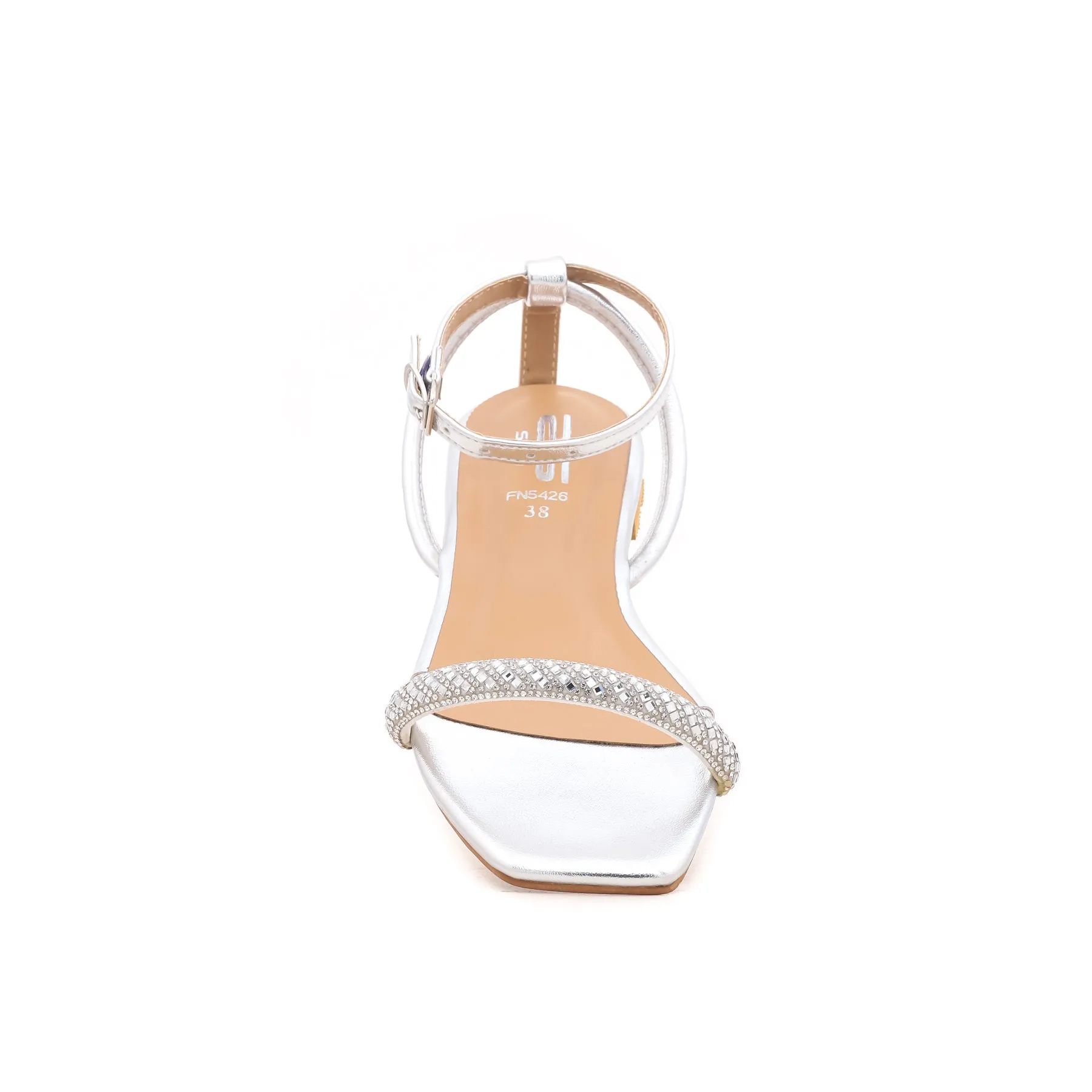 Silver Fancy Sandal FN5426
