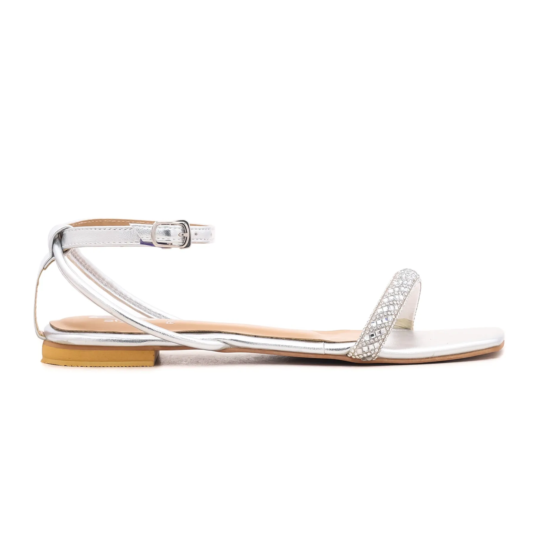 Silver Fancy Sandal FN5426