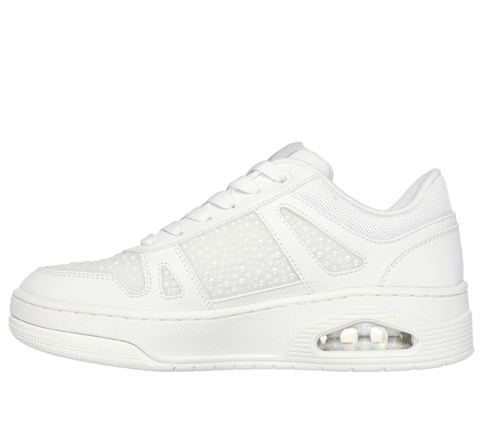 Skechers Uno Court Opulent Pearls - White