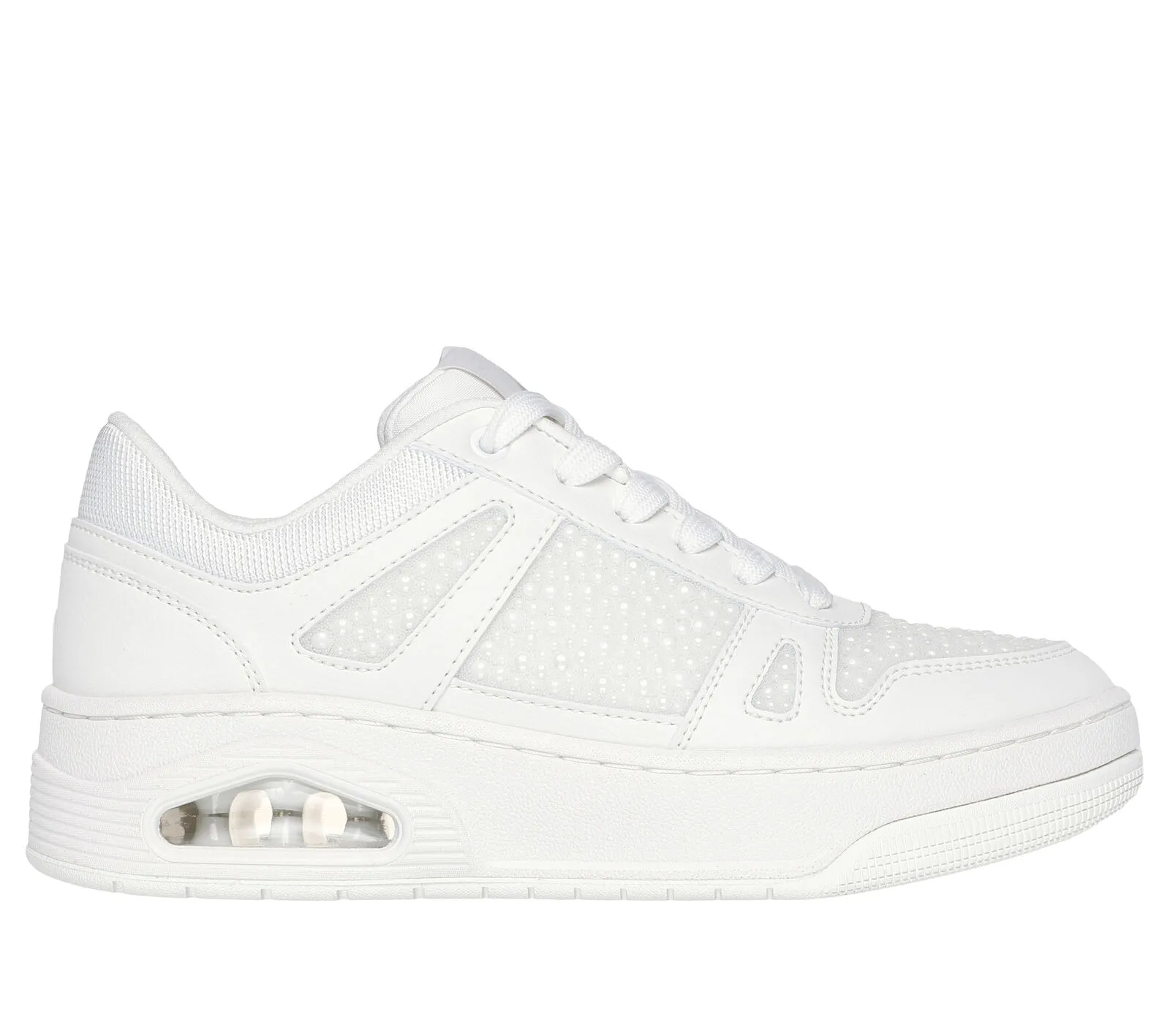 Skechers Uno Court Opulent Pearls - White