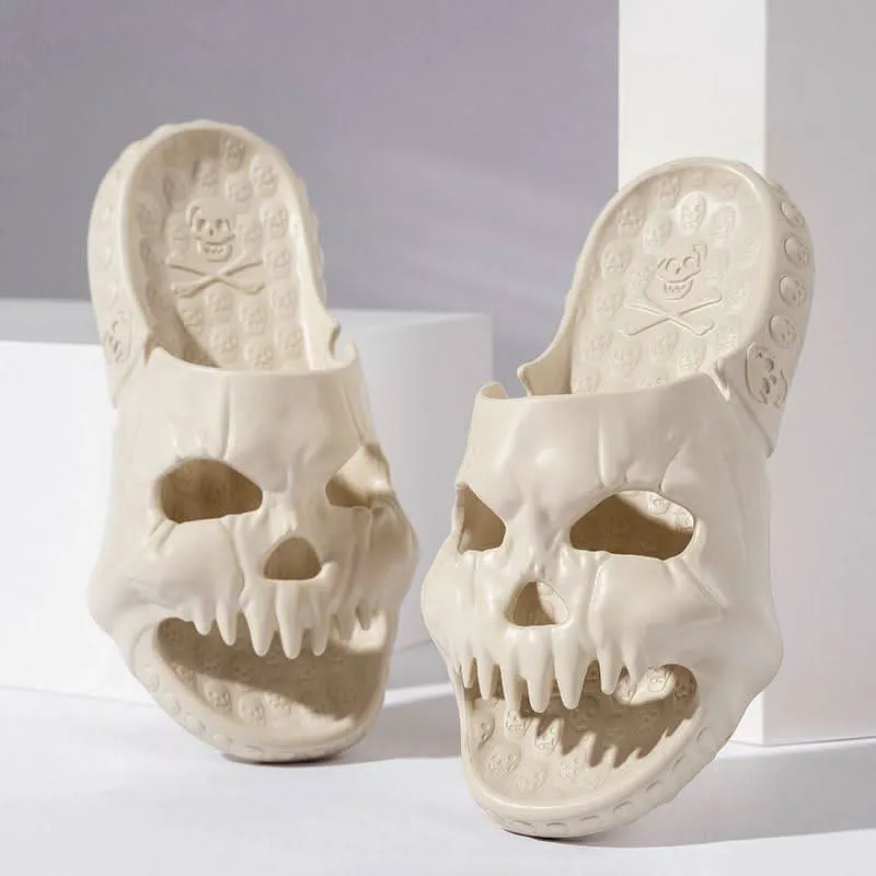 Skull head Design Slides for Men Stylish Footwear