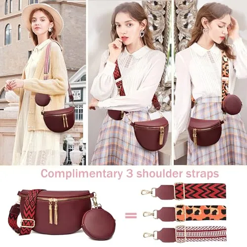 Small Bum Bag Stylish with 3 Shoulder Straps