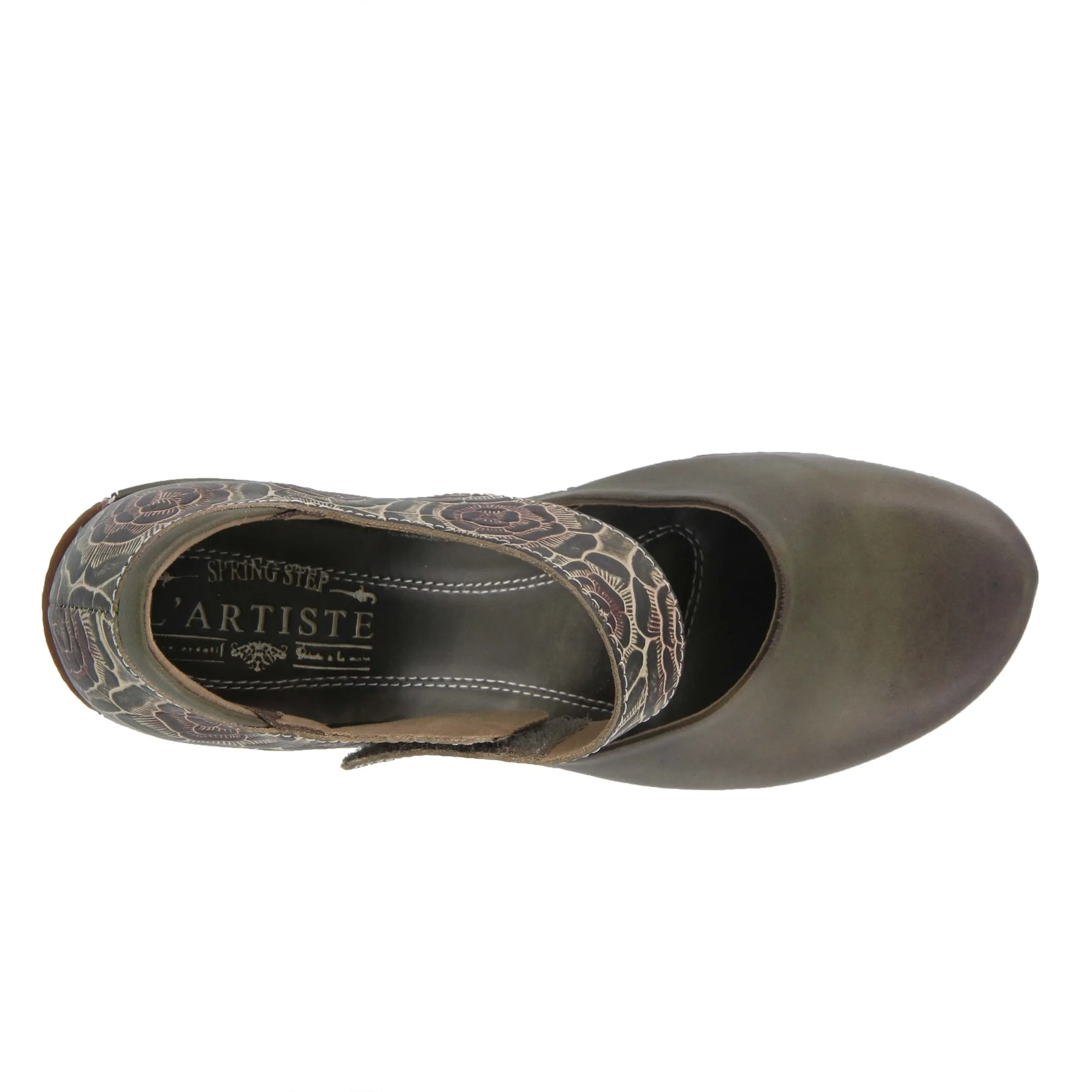 Spring Step Shoes L'Artiste Gloss-Pansy Women's Leather Stylish Mary Jane Shoes