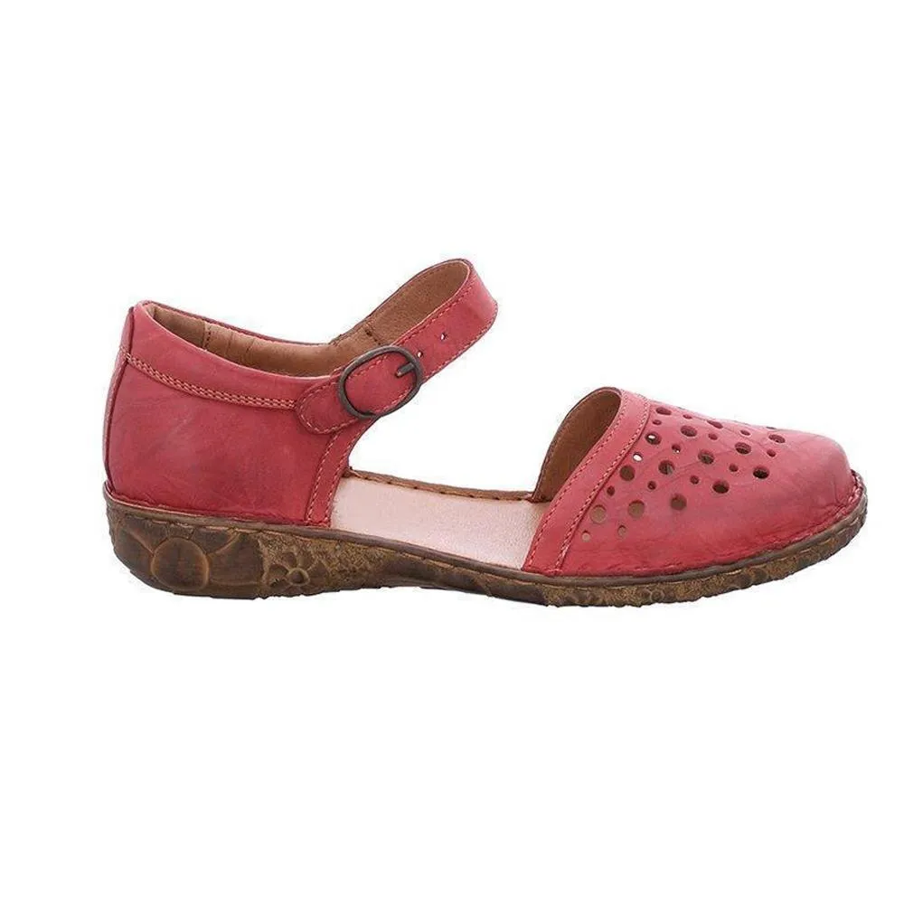 Stylish Hollow Out Leather Shoes