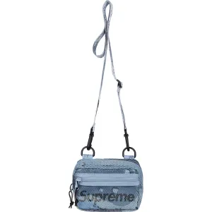 Supreme Mesh Side Small Shoulder Bag Blue Camo (SS20)