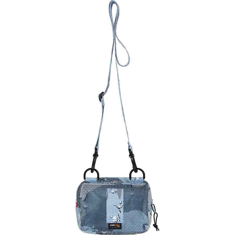 Supreme Mesh Side Small Shoulder Bag Blue Camo (SS20)