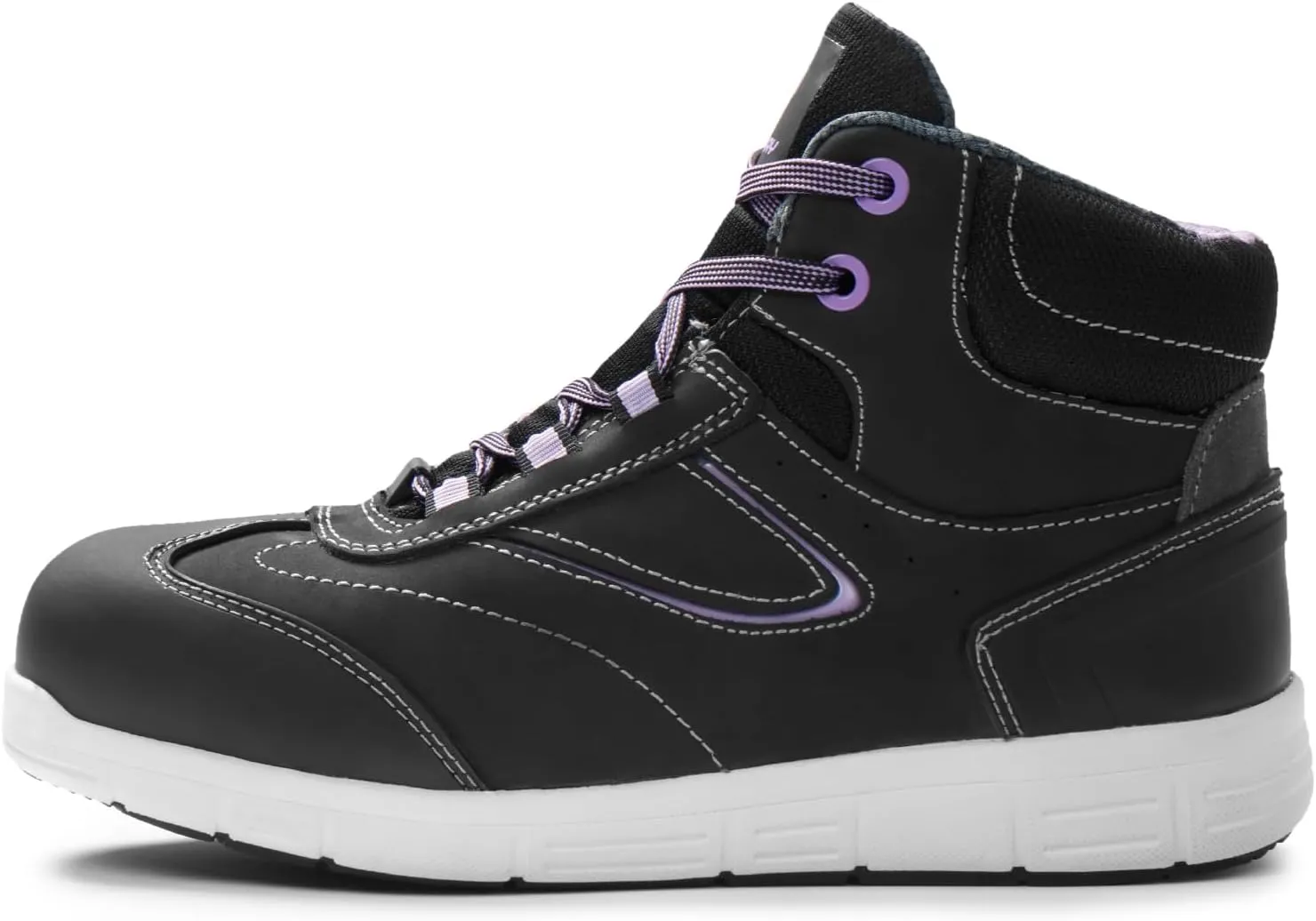 SUREWAY Women's Aluminum Toe Work Shoes for Women,Lightweight & Comfortable,Superior Slip Resistant,EH Safety Industrial Construction Boots/Shoes