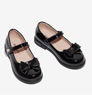 Toddler Girls Black Stylish Design Dress Shoes Toddler 9 / 10.5