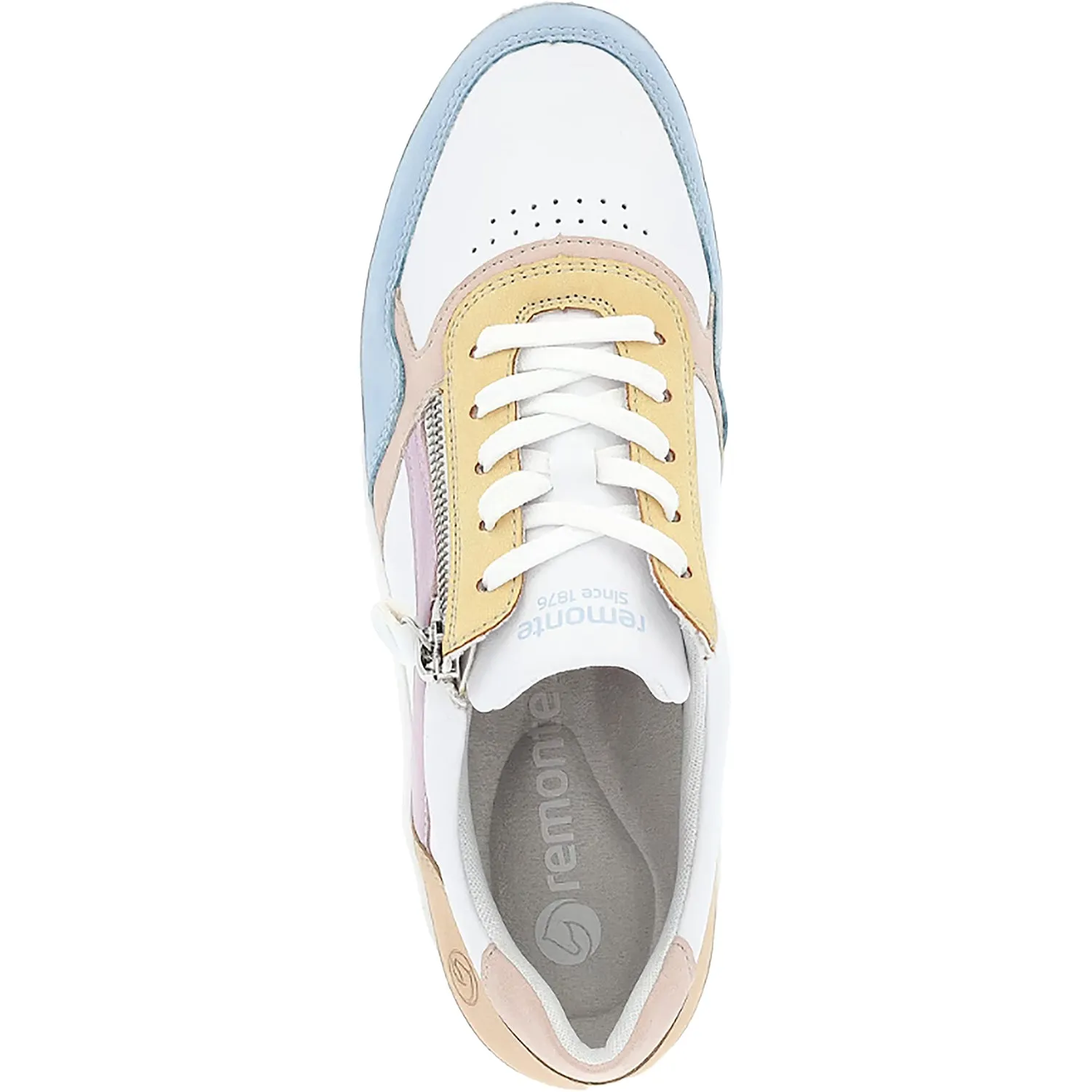 Women's Remonte D0J01-83 Kendra 01 Aqua/Weiss/Rose/Sun/Mauve Leather