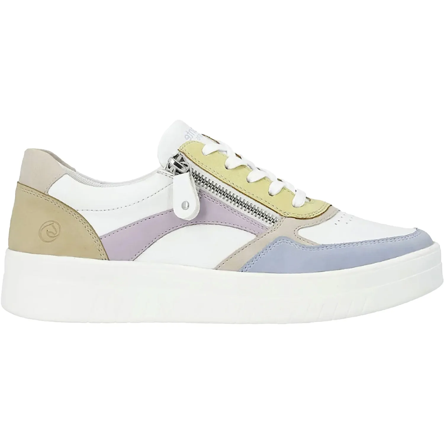 Women's Remonte D0J01-83 Kendra 01 Aqua/Weiss/Rose/Sun/Mauve Leather