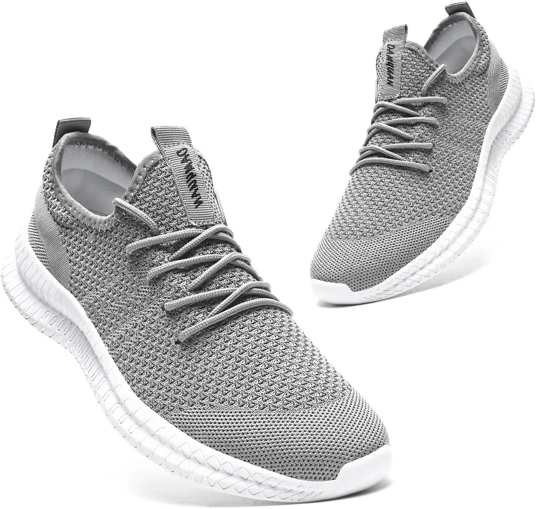Womens Running Walking Shoes Tennis Slip On Fashion Sneakers Women Sport Workout Gym Shoes Womens Athletic Hiking Nurse Non Slip Lightweight Breathable Shoes
