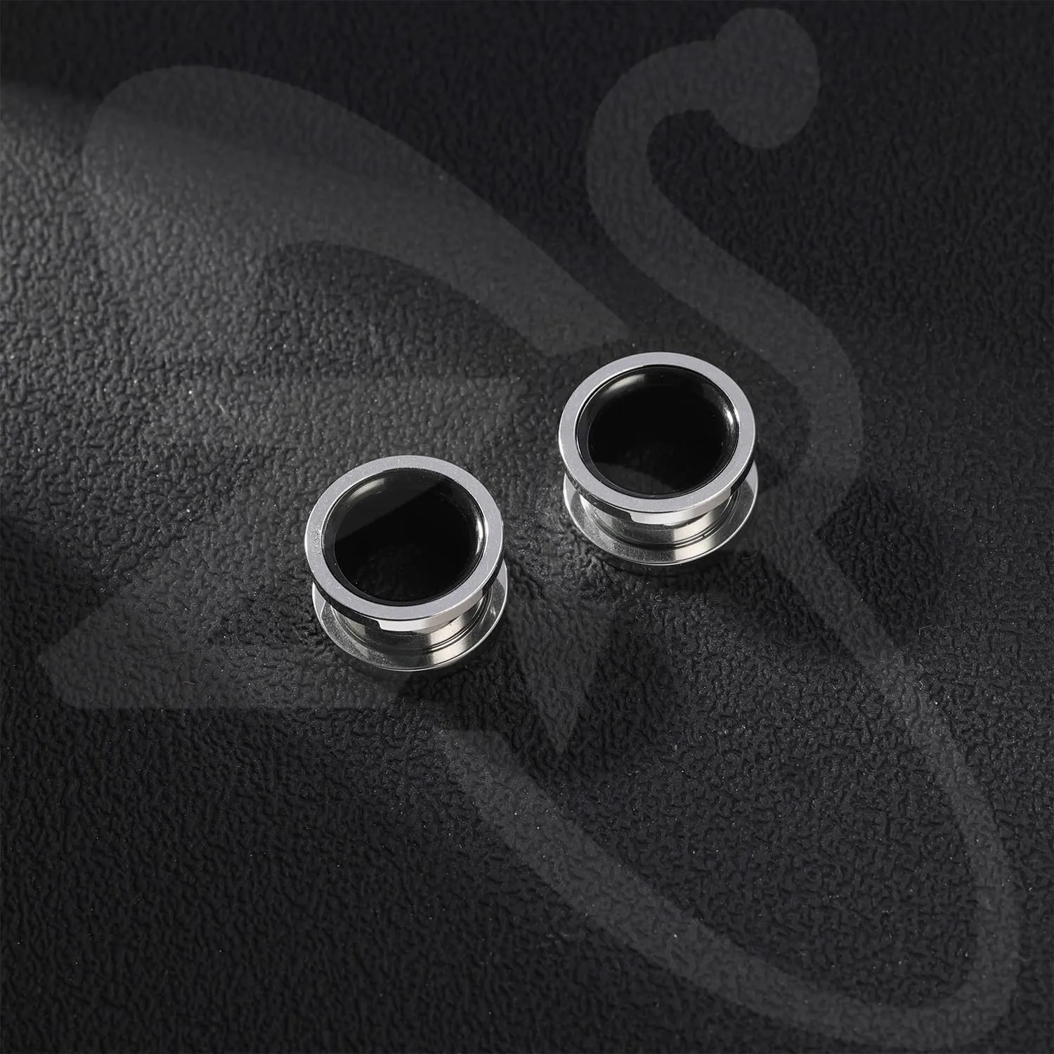 ZS 1 Pair Stainless Steel Ear Plug Tunnel, Tunnel Gauge for Ear 6/8/10/12/14MM, Mix Colors Ears Expander Body Piercing Jewelry for Women Men